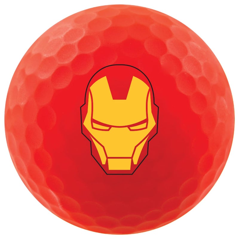 Volvik Marvel Golf Balls 4pk-Iron Man - Image 2